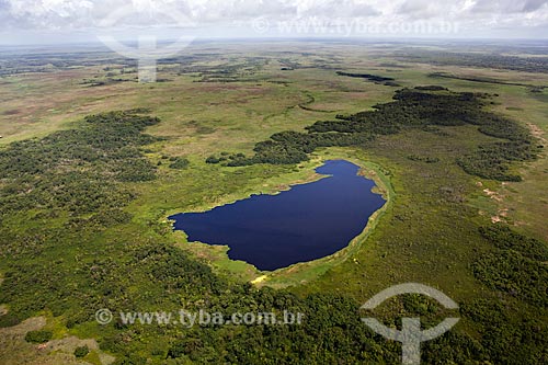  Subject: Aerial view of Biological Reserve Lago Pirantuba (Pirantuba Lake) / Place: Amapa state (AP) - Brazil / Date: 04/2012 