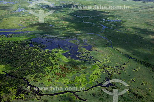  Subject: Aerial view of Biological Reserve Lago Pirantuba (Pirantuba Lake) / Place: Amapa state (AP) - Brazil / Date: 04/2012 