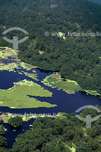  Subject: Aerial view of Biological Reserve Lago Pirantuba (Pirantuba Lake) / Place: Amapa state (AP) - Brazil / Date: 04/2012 