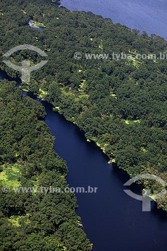  Subject: Aerial view of Biological Reserve Lago Pirantuba (Pirantuba Lake) / Place: Amapa state (AP) - Brazil / Date: 04/2012 