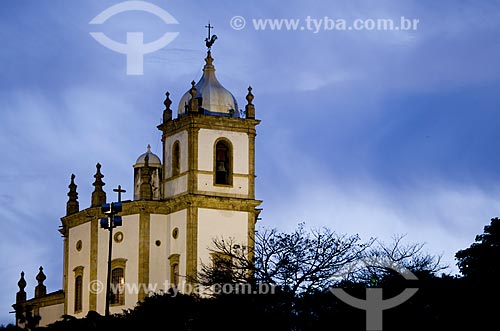  Subject: Night view of the Nossa Senhora da Gloria do Outeiro Church (1739) / Place: Gloria neighborhood - Rio de Janeiro city - Rio de Janeiro state (RJ) - Brazil / Date: 02/2012 