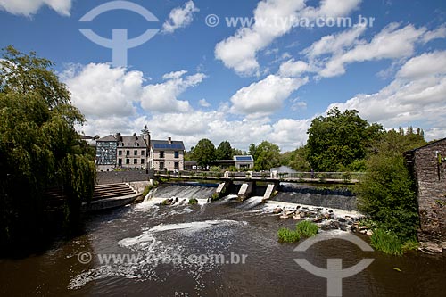  Subject: View of La Gacilly - City located in Brittany, in the west of France / Place: La Gacilly city - Bretanha - França / Date: 06/2012 