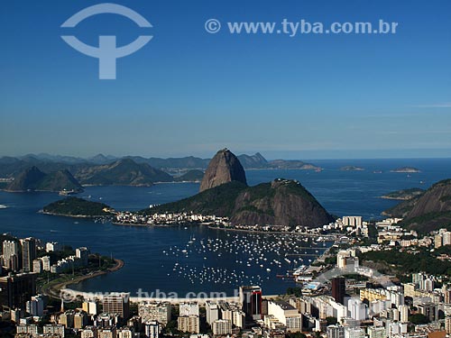  Subject: View of Botafogo Bay and Sugarloaf in the background / Place: Rio de Janeiro city - Rio de Janeiro state (RJ) - Brazil / Date: 07/2012 