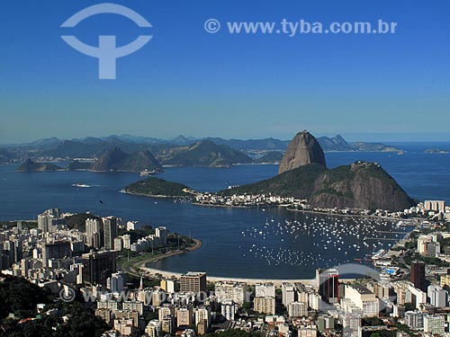  Subject: View of Botafogo Bay and Sugarloaf in the background / Place: Rio de Janeiro city - Rio de Janeiro state (RJ) - Brazil / Date: 07/2012 