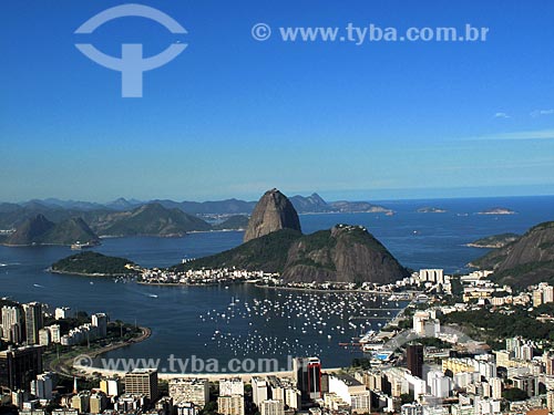  Subject: View of Botafogo Bay and Sugarloaf in the background / Place: Rio de Janeiro city - Rio de Janeiro state (RJ) - Brazil / Date: 07/2012 