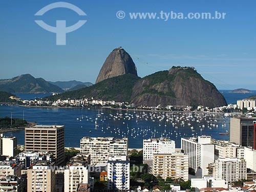  Subject: View of Botafogo Bay and Sugarloaf in the background / Place: Rio de Janeiro city - Rio de Janeiro state (RJ) - Brazil / Date: 07/2012 