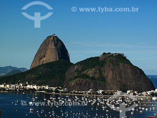  Subject: View of Botafogo Bay and Sugarloaf in the background / Place: Rio de Janeiro city - Rio de Janeiro state (RJ) - Brazil / Date: 07/2012 