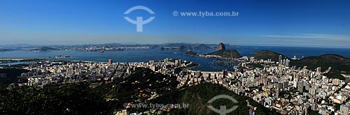  Subject: View of Botafogo Bay and Sugarloaf in the background / Place: Rio de Janeiro city - Rio de Janeiro state (RJ) - Brazil / Date: 07/2012 