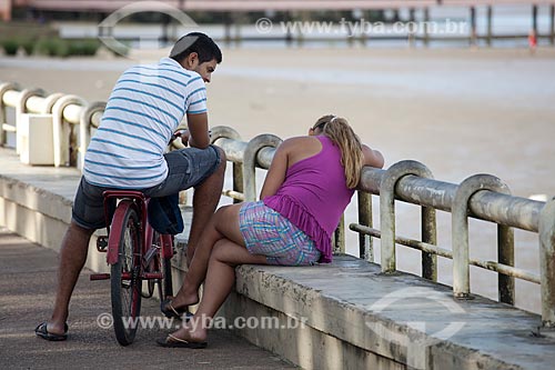  Subject: Pier in the edge of Santa Ines - Amazon River / Place: Macapa city - Amapa state (AP) - Brazil / Date: 04/2012 