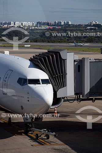  Subject: Gol Aircraft in Juscelino Kubitschek International Airport of Brasilia / Place: Brasilia city - Federal District (FD) - Brazil / Date: 04/2012 