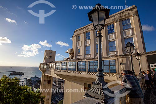  Subject: Lacerda Elevator to the Todos os Santos Bay in the background / Place: Salvador city - Bahia state (BA) - Brazil / Date: 07/2012 