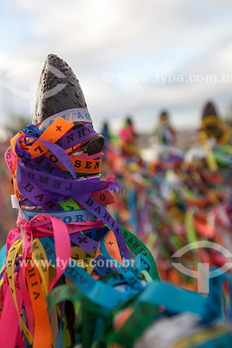  Subject: Strips of remembrance in front of Nosso Senhor do Bonfim Church / Place: Salvador city - Bahia state (BA) - Brazil / Date: 07/2012 