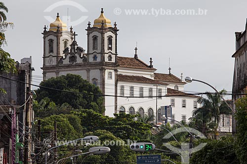  Subject: View of Nosso Senhor do Bonfim Church (1754) on the Dendenzeiros Avenue / Place: Salvador city - Bahia state (BA) - Brazil / Date: 07/2012 