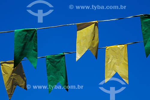  Subject: Flags of festa junina / Place: Salvador city - Bahia state (BA) - Brazil / Date: 07/2012 
