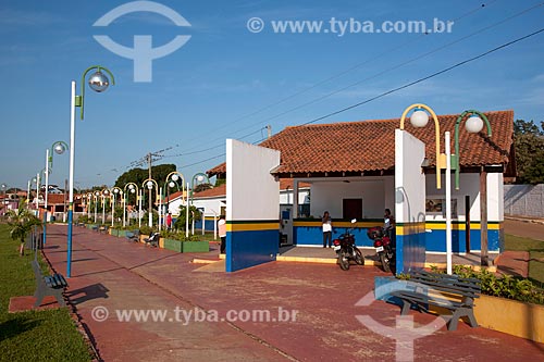  Subject: Leisure area on the edge of the lagoon Paulina de Moraes / Place: Taquarivai city - Sao Paulo state (SP) - Brazil / Date: 02/2012 