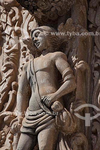  Subject: Detail of the facade of the Third order of Sao Francisco Church / Place: Salvador city - Bahia state (BA) - Brazil / Date: 07/2012 