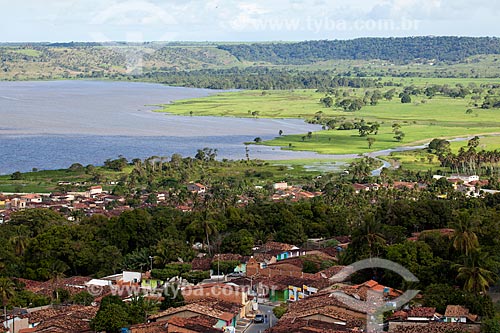  Subject: Pilar city with the Manguaba Lagoon in background / Place: Pilar city - Alagoas state (AL) - Brazil / Date: 07/2012 