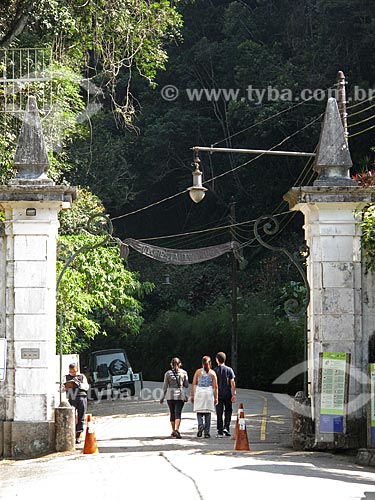  Subject: Entrance gate of the Tijuca Forest / Place: Alto da Boa Vista neighborhood - Rio de Janeiro city - Rio de Janeiro state (RJ) - Brazil / Date: 09/2012 