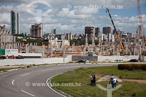  Subject: Building of the Arena das Dunas soccer stadium / Place: Lagoa Nova neighborhood - Natal city - Rio Grande do Norte state (RN) - Brazil / Date: 07/2012 