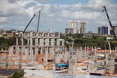  Subject: Building of the Arena das Dunas soccer stadium / Place: Lagoa Nova neighborhood - Natal city - Rio Grande do Norte state (RN) - Brazil / Date: 07/2012 