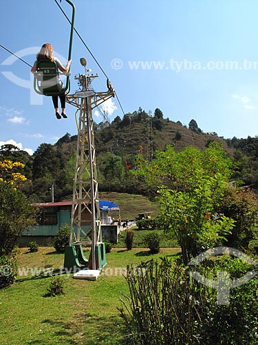  Subject: Cableway leading to Morro do Elefante / Place: Campos do Jordao city - Sao Paulo state (SP) - Brazil / Date: 09/2012 