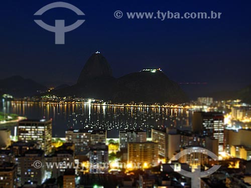  Subject: Sugar Loaf and Botafogo Cove at night / Place: Botafogo neighborhood - Rio de Janeiro city - Rio de Janeiro state (RJ) - Brazil / Date: 10/2012 