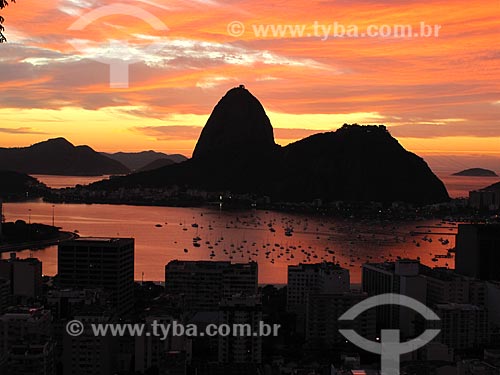  Subject: Sugar Loaf at dawn / Place: Botafogo neighborhood - Rio de Janeiro city - Rio de Janeiro state (RJ) - Brazil / Date: 10/2012 