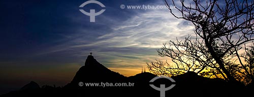  Subject: Christ the Redeemer seen from Sugar Loaf / Place: Rio de Janeiro city - Rio de Janeiro state  (RJ) - Brazil / Date: 09/2012 