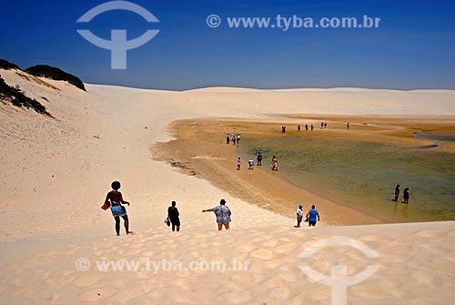  Subject: Esmeralda Lagoon on Lencois Maranhenses National Park / Place: Barreirinhas city - Maranhao state (MA) - Brazil / Date: 09/2010 