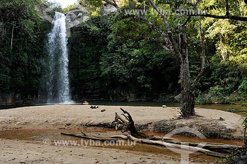  Subject: Abade waterfall - Almas River (Souls River) / Place: Pirenopolis city - Goias state (GO) - Brazil / Date: 05/2012 