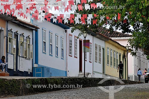  Subject: Houses of Direita Street (Right Street) / Place: Pirenopolis city - Goias state (GO) - Brazil / Date: 05/2012 