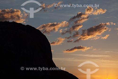  Subject: View of monolith at dusk / Place: Quixada city - Ceara state (CE) - Brazil / Date: 11/2012 