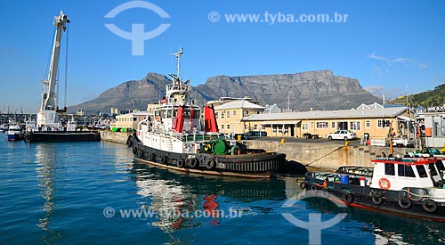  Subject: Port of Cape Town on Table Bay / Place: Cape Town city - South Africa - Africa / Date: 07/2010 