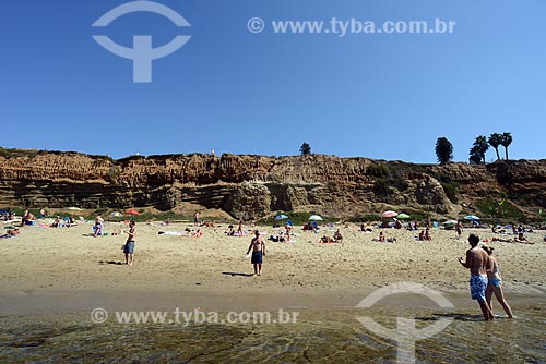  Subject: Bathers in Sunset Cliffs Beach / Place: Sunset Cliffs - San Diego city - California state - United States of America - USA / Date: 09/2012 