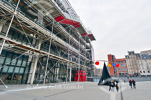  Subject: Museum of Modern Art of Paris (1977) - located at the National Center of Art and Culture Georges Pompidou / Place: Paris - France - Europe / Date: 02/2012 