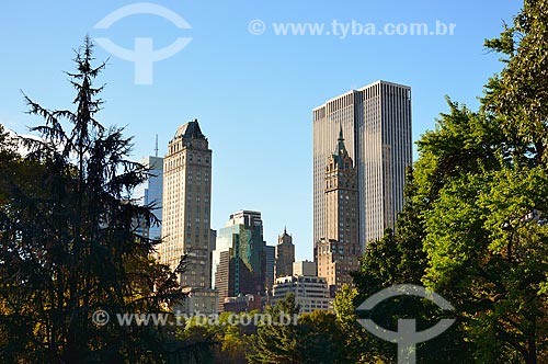  Subject: Central Park (1857) with buildings in the background / Place: Manhattan - New York - United States of America - North America / Date: 09/2010 