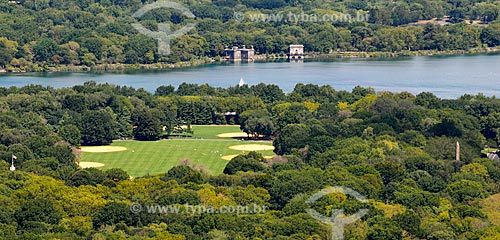  Subject: Great Lawn in Central Park with Jacqueline Kennedy Onassis Reservoir in the background / Place: Manhattan - New York - United States of America - North America / Date: 09/2010 