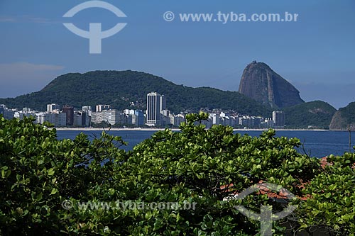  Subject: View of Copacabana beach  and Sugar Loaf in the background / Place: Copacabana neighborhood - Rio de Janeiro city - Rio de Janeiro state (RJ) - Brazil / Date: 12/2012 