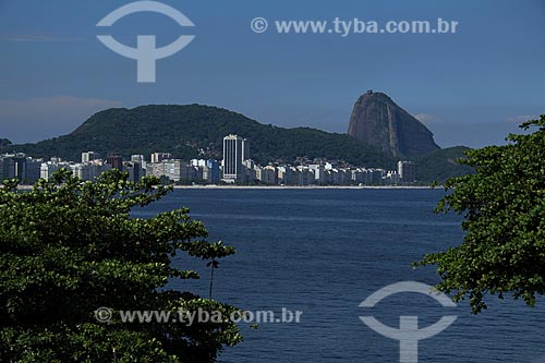  Subject: View of Copacabana beach  and Sugar Loaf in the background / Place: Copacabana neighborhood - Rio de Janeiro city - Rio de Janeiro state (RJ) - Brazil / Date: 12/2012 