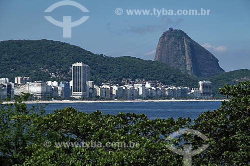  Subject: View of Copacabana beach  and Sugar Loaf in the background / Place: Copacabana neighborhood - Rio de Janeiro city - Rio de Janeiro state (RJ) - Brazil / Date: 12/2012 