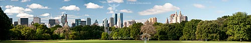  Subject: Central Park with the Skyscrapers of Manhanttan in the background / Place: Manhattan - New York - United States of America - North America / Date: 09/2010 