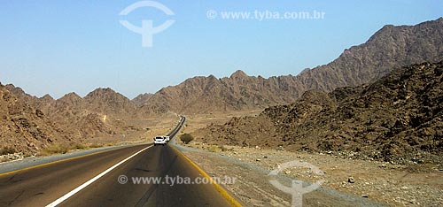  Subject: E 88 - road at north of Fujairah / Place: Near to Fujairah - United Arab Emirates - Asia / Date: 10/2008 