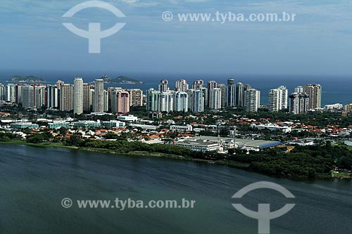  Subject: View of Tijuca lagoon, Barra da Tijuca with Islands Alfavaca and Pontuda in the background / Place: Barra da Tijuca neighborhood - Rio de Janeiro city (RJ ) - Brazil / Date: 12/2012 