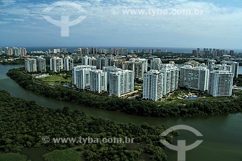  Subject: View of Tijuca lagoon and Barra da Tijuca / Place: Barra da Tijuca neighborhood - Rio de Janeiro city (RJ ) - Brazil / Date: 12/2012 