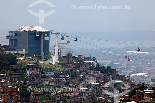  Subject: Alemao Cable Car - operated by SuperVia - Alemao Station / Place: Rio de Janeiro city - Rio de Janeiro state (RJ) - Brazil / Date: 11/2012 