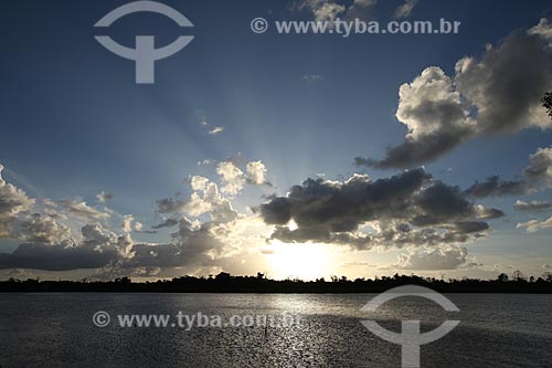  Subject: Sunset on Araguari River / Place: Amapa state (AP) - Brazil / Date: 05/2012 