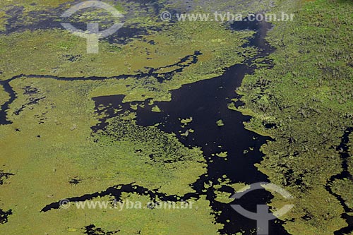  Subject: Aerial view of Biological Reserve Lago Piratuba (Piratuba Lake)  / Place: Amapa state (AP) - Brazil / Date: 05/2012 