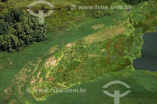  Subject: Aerial view of Biological Reserve Lago Piratuba (Piratuba Lake)  / Place: Amapa state (AP) - Brazil / Date: 05/2012 