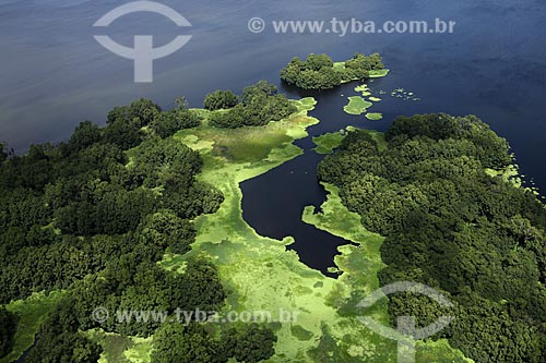  Subject: Aerial view of Biological Reserve Lago Piratuba (Piratuba Lake)  / Place: Amapa state (AP) - Brazil / Date: 05/2012 