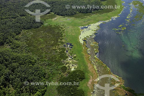  Subject: Aerial view of Biological Reserve Lago Piratuba (Piratuba Lake)  / Place: Amapa state (AP) - Brazil / Date: 05/2012 